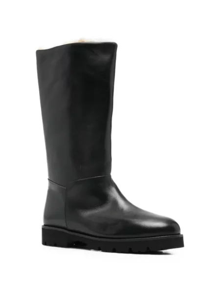Botine Dear Frances din piele negru