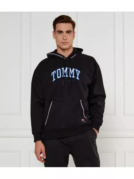 Tommy Jeans Hanorac RLX negru