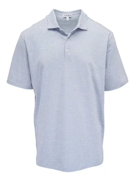 Polo Peter Millar cu dungi tricotate albastru
