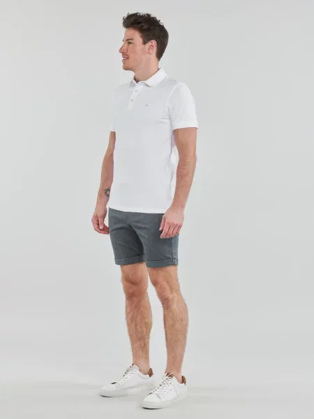 JACK & JONES Chino kalhoty Fury chladná modrá