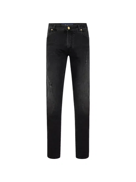 Pantaloni Billionaire zdrențuiți negru