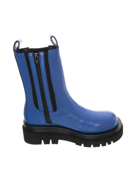 Botki Jeffrey Campbell skórzane niebieskie