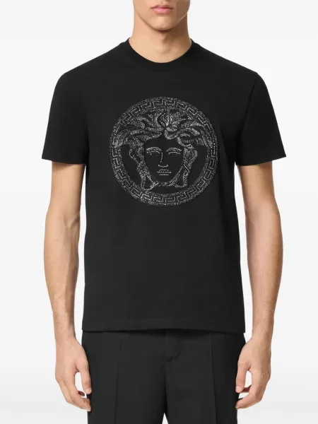 Marškinėliai Versace juoda