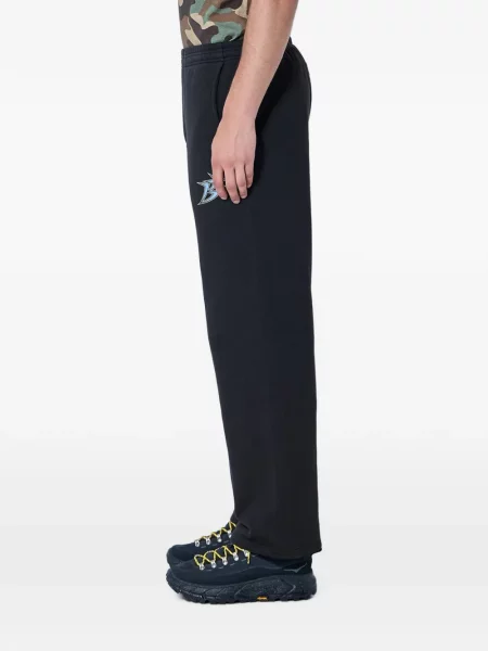 Pantaloni Bott alergare cu autograf negru