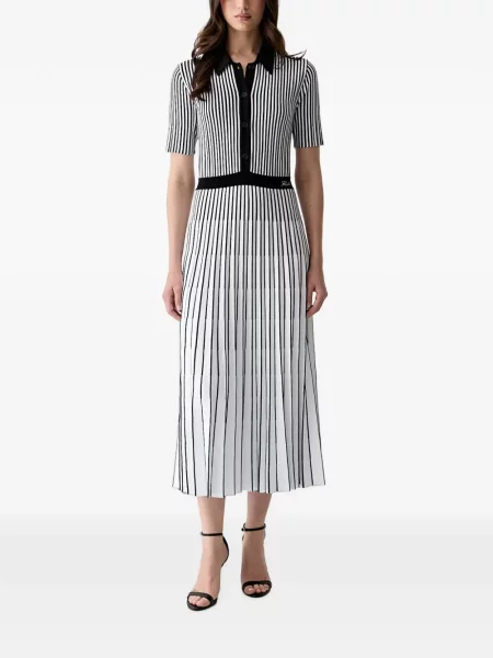 Rochie midi Karl Lagerfeld alb