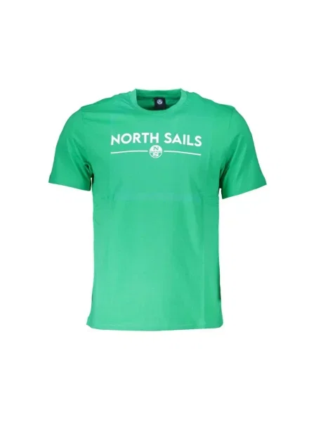 Krótka koszulka North Sails zielona
