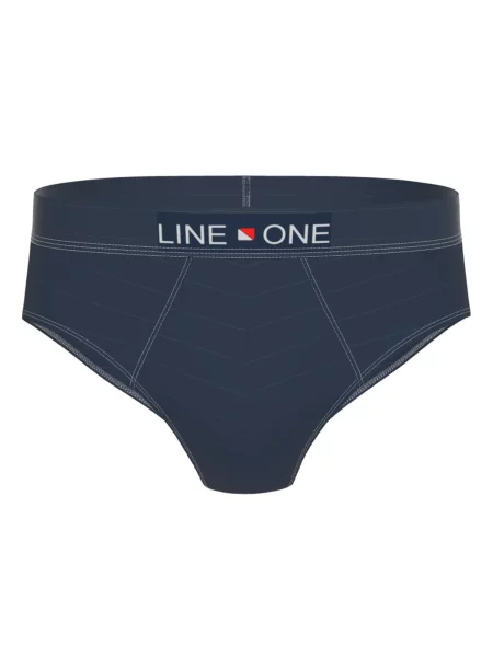 Line One Σλιπ Herren Slips aus Baumwolle ναυτικό μπλε