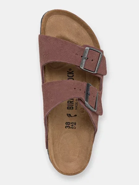 Birkenstock шльопанці дитячі замшеві Arizona
