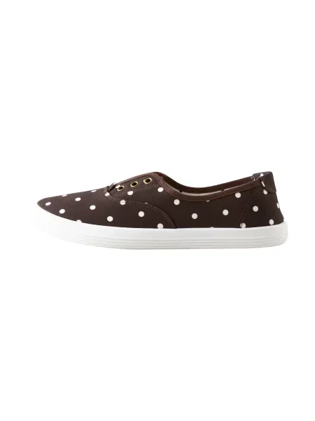 Next Slip on boty Forever Comfort čokoládová bílá
