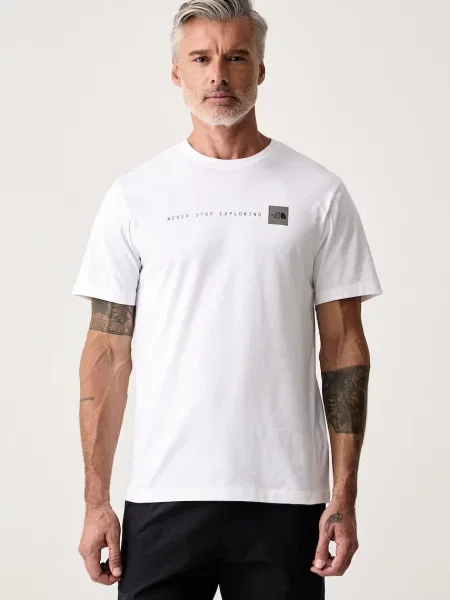 The North Face T-shirt z bawełną GRAPHIC biała