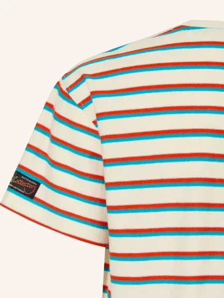 Scotch & Soda Koszulka weiss czerwona