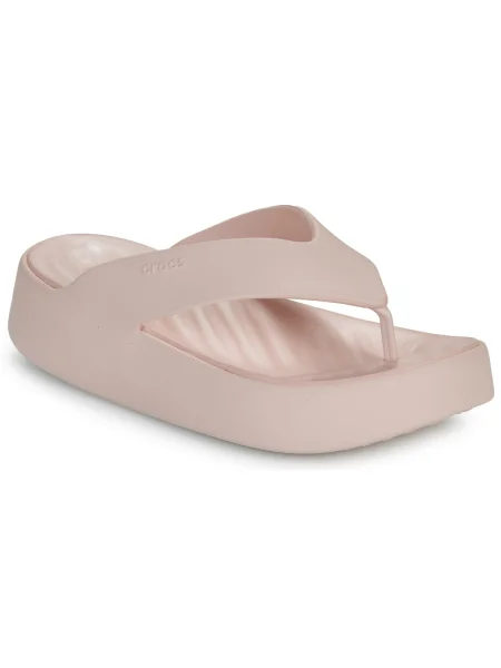 Dámske žabky Crocs Gateway Platform quartz béžová