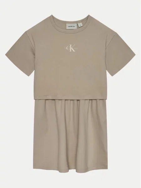 Calvin Klein Jeans Φόρεμα καθημερινό μπεζ