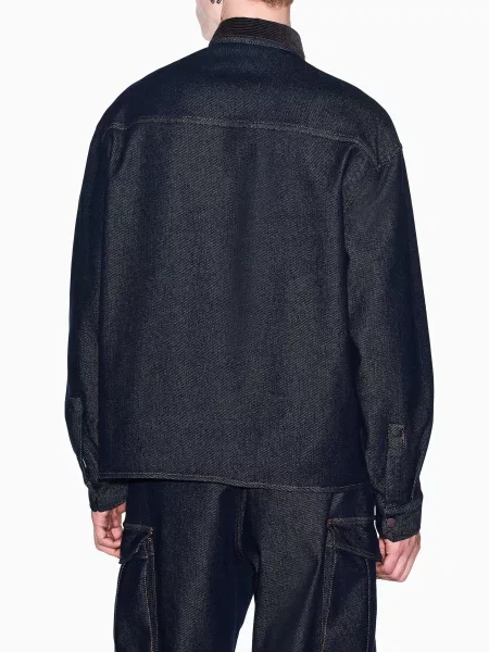 Повседневная рубашка Armani Exchange синяя