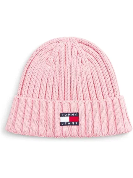 Tommy Jeans Căciulă HERITAGE albastru roșu cireș roz