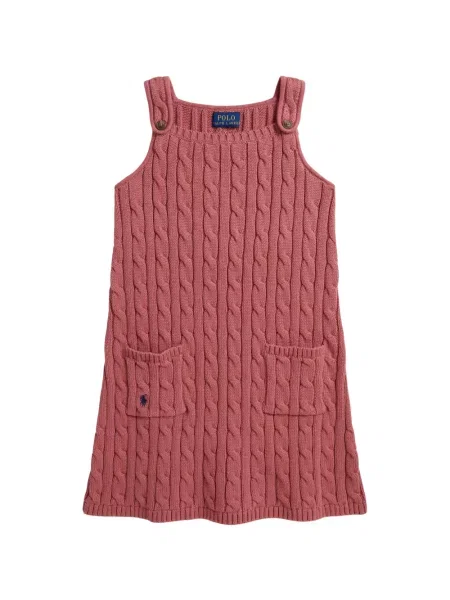 Sukienka dziecięca Polo Ralph Lauren różowa