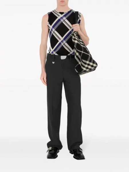 Torba Burberry płócienna czarna