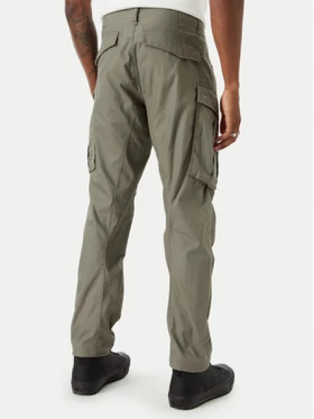 G-Star Raw Medžiaginės kelnės Rovic Tapered Fit žalia