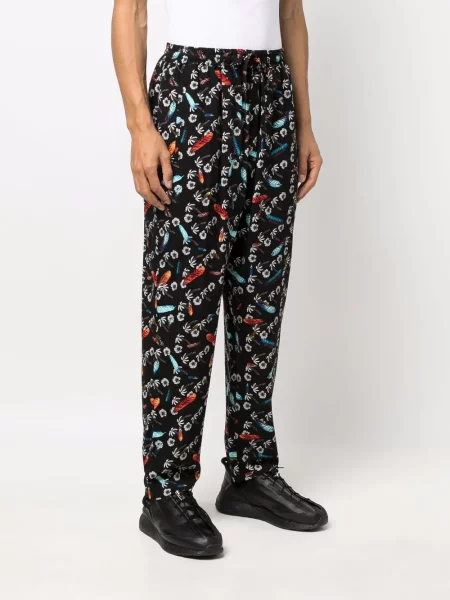 Běžecké kalhoty Marcelo Burlon County Of Milan s potiskem černé