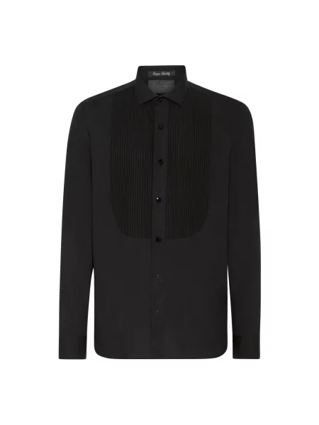 Koszula Philipp Plein wiązana czarna