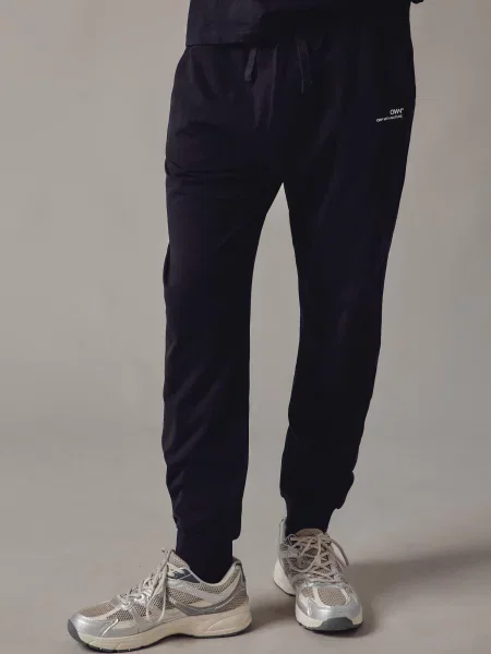OWN Off With Nature Kalhoty Joggers in Jersey' černá