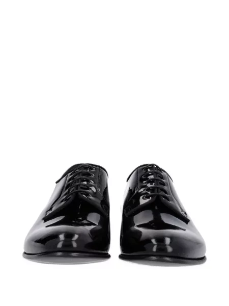 Pantofi derby Al Duca D’aosta 1902 din piele de lac negru