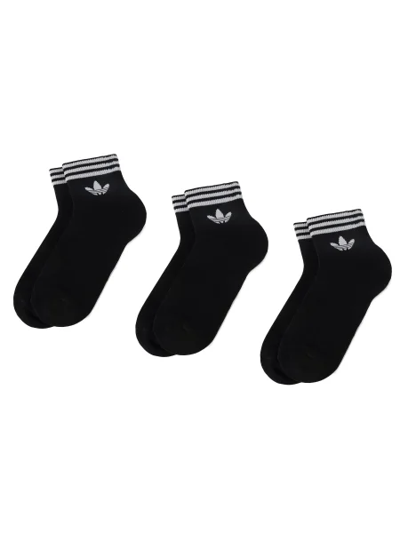 Чорапи Adidas Originals изрязани черно