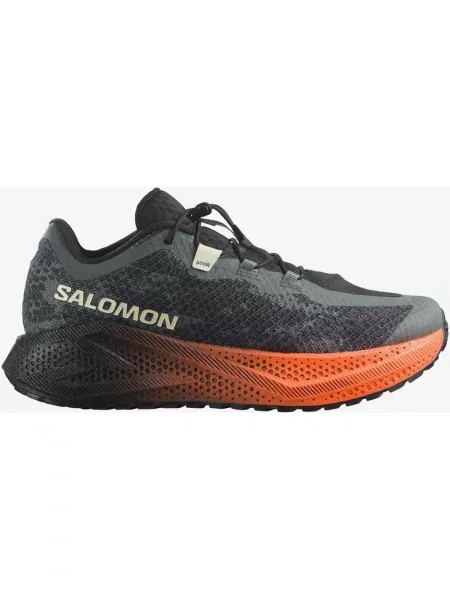 Buty do biegania Salomon Aero Glide 4 Grvl ciemnoszary pomarańczowy 40 szare