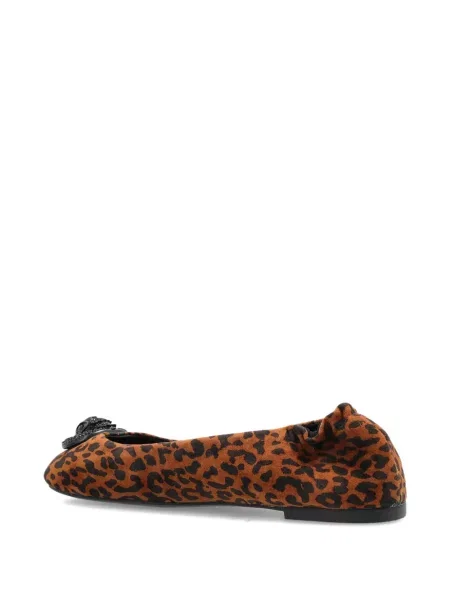 Balerini Kurt Geiger London cu imagine cu model leopard maro