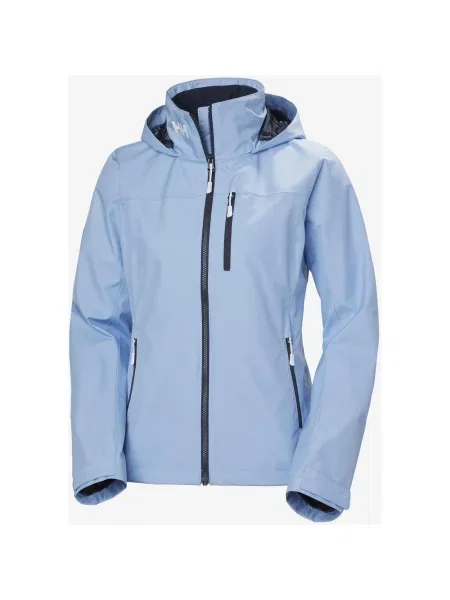 Kurtka z kapturem Helly Hansen Crew nieboskłon XS niebieski