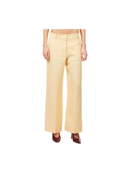 Spodnie Weekend Max Mara beżowe