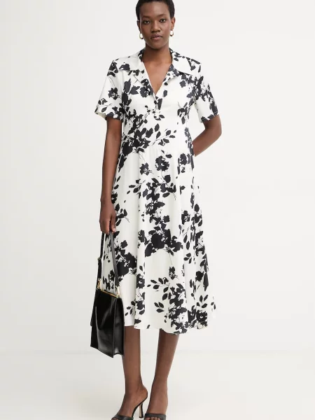 MAX&Co. Rochie tip bluză BALTA negru alb