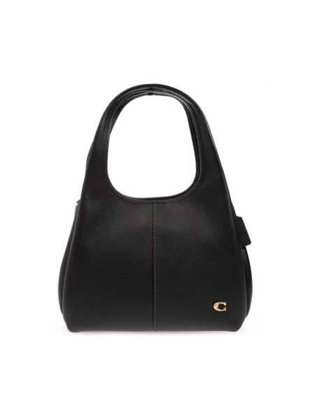 Coach torebka skórzana Lana Shoulder Bag czarna