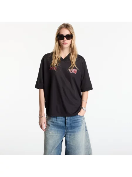 Tricou Off-White x AC Milan Tech Tee Black/ No Color XL alb