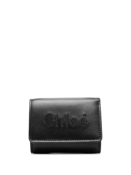 Portofel Chloé din piele negru