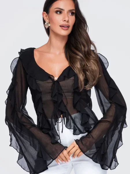 Bluză Ombre negru