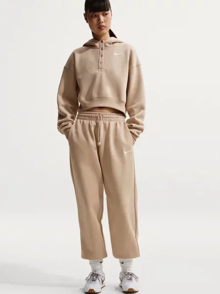 Спортивні штани NIKE NSW PHNX FLC HR OS бавовна/поліестер бежевий