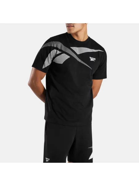 Reebok koszulka z logounisex Black Size: XS czarna