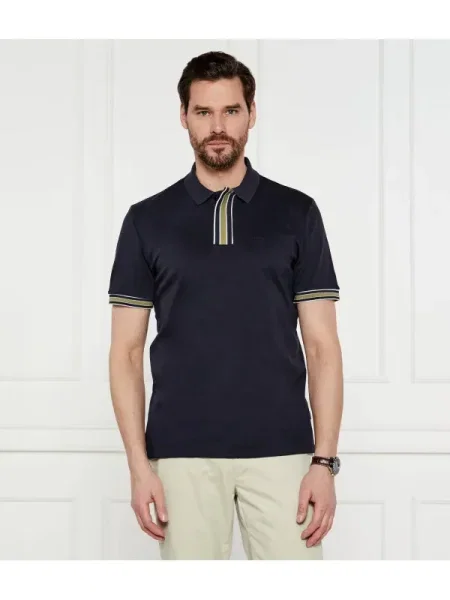 BOSS BLACK Polo Parlay negru