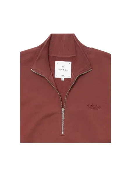 Bluza rozpinana Edwin czerwona