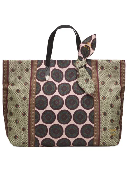 Torebka Toga Archives z nadrukiem różowa