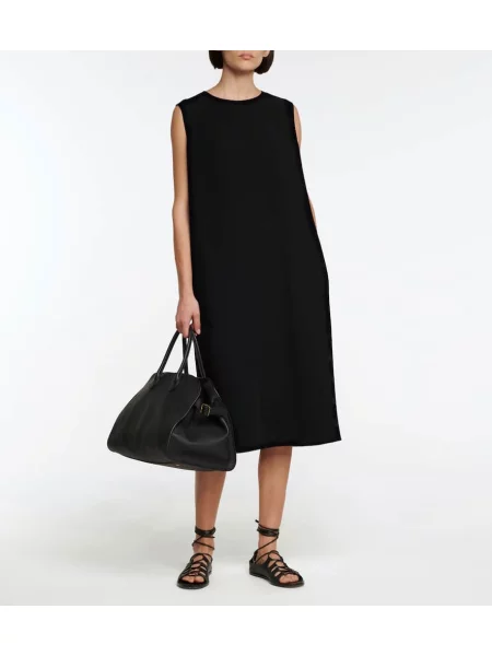 Rochie midi The Row până la genunchi de costum negru
