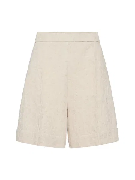 Szorty Mos Mosh z dżerseju beżowe