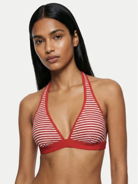 Seafolly Bikini partea de sus Clubhouse portocaliu