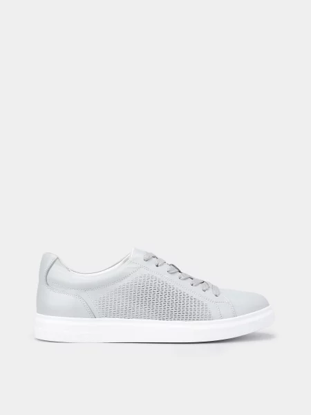 Gunter Кеди низькі шкіра/текстиль сірий