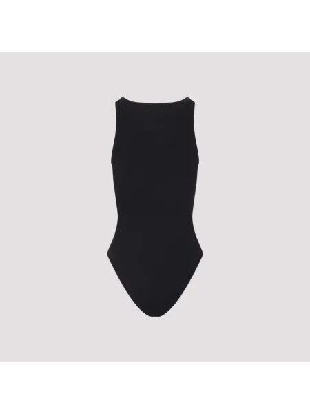 Koszulka Alaïa z dżerseju czarna