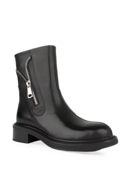Botine Linda Baumann din piele negru