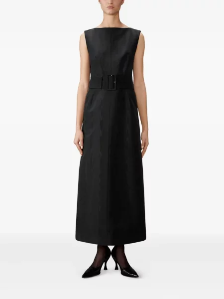 Rochie maxi Thom Browne de costum negru