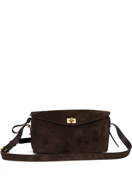 Reglabil body Balenciaga cu bretele maro