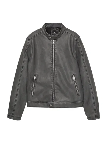 Pull&Bear Geacă de primăvară-toamnă închis gri